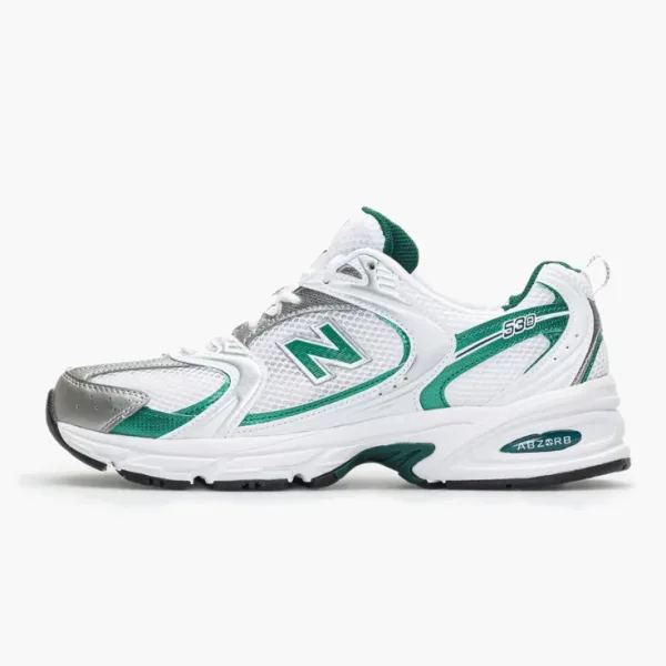 New Balance 530 White Nightwatch Green