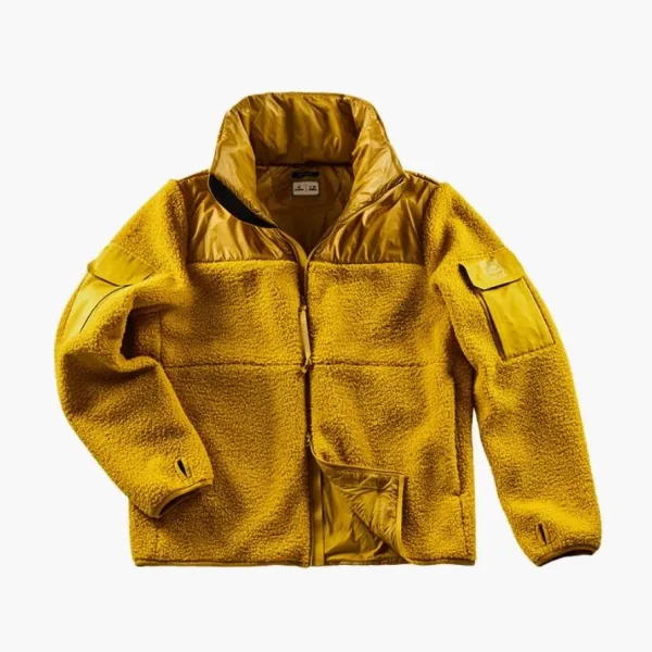 Spyder x C.P. Company Fleece Trim Jacket Yellow Moss
