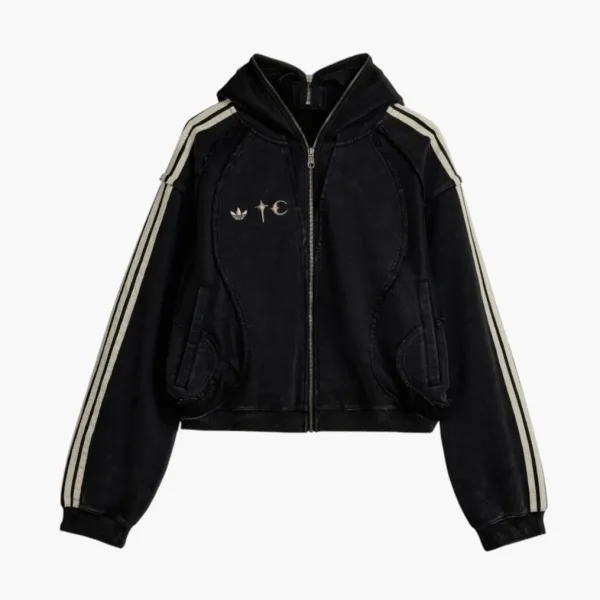 Adidas Originals x Thug Club Teamgeist Hooded Jacket Black