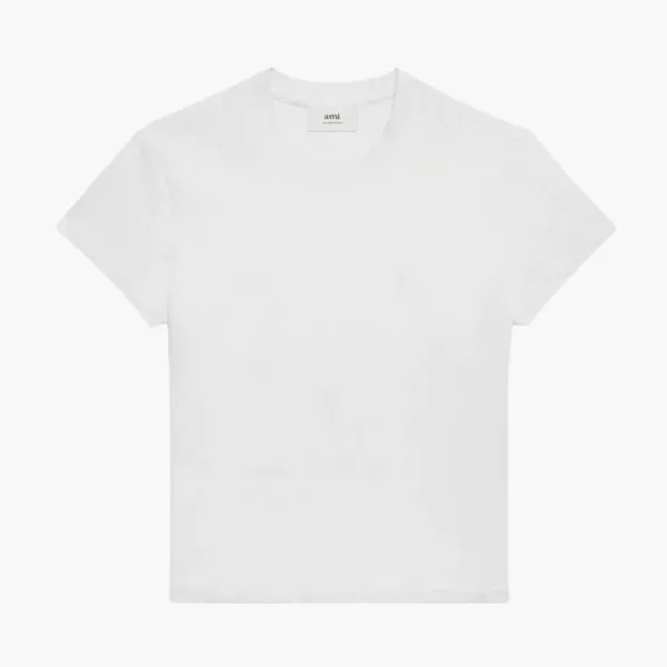 Ami Paris ​ADC Logo-Embroidered T-Shirt White