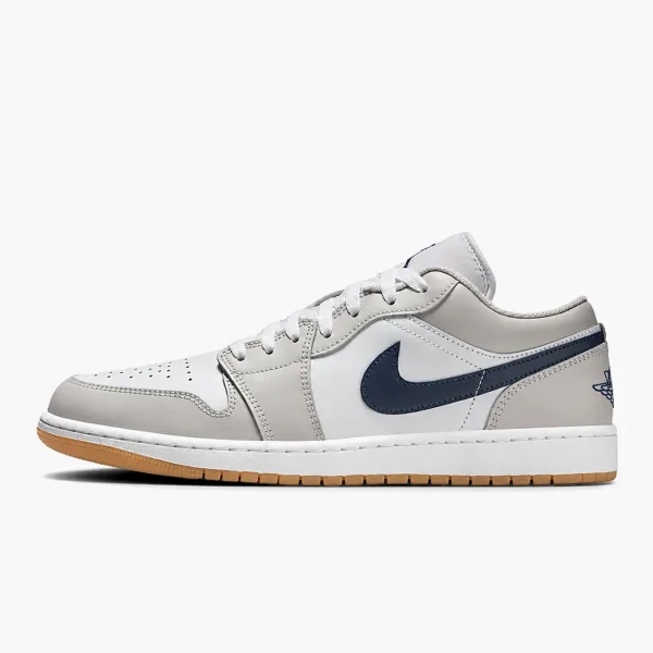 Air Jordan 1 Low Midnight Navy Neutral Grey