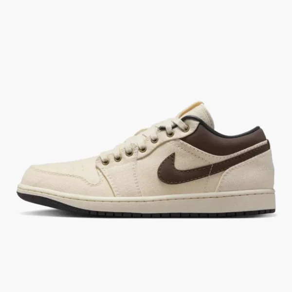 Air Jordan 1 Low Premium Ivory Baroque Brown