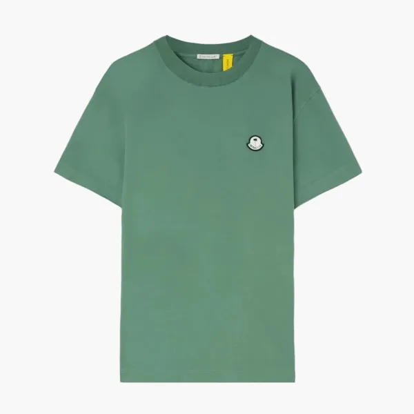 Moncler x Palm Angels Logo Patch T-Shirt Green