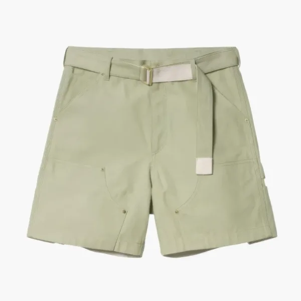Sacai X Carhartt Shorts WIP Palegreen