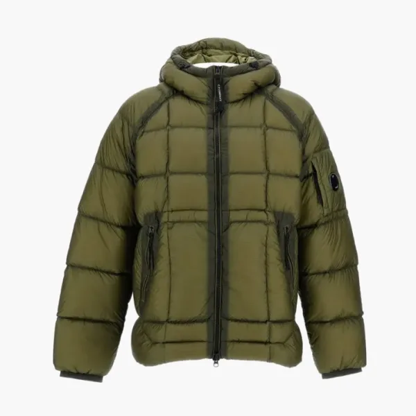 C.P. Company Gewatteerde Jas Medium In Dd-Shell Groen Green