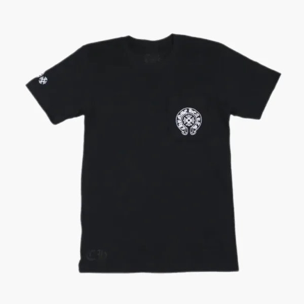 Chrome Hearts Multi Color Horse Shoe T-shirt Black