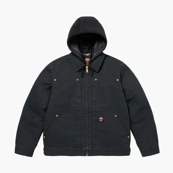 Supreme x Dickies Hooded Work Jacket Black
