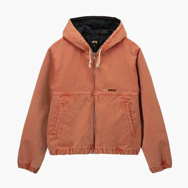 Stussy Double Dye Work Jacket Faded Red