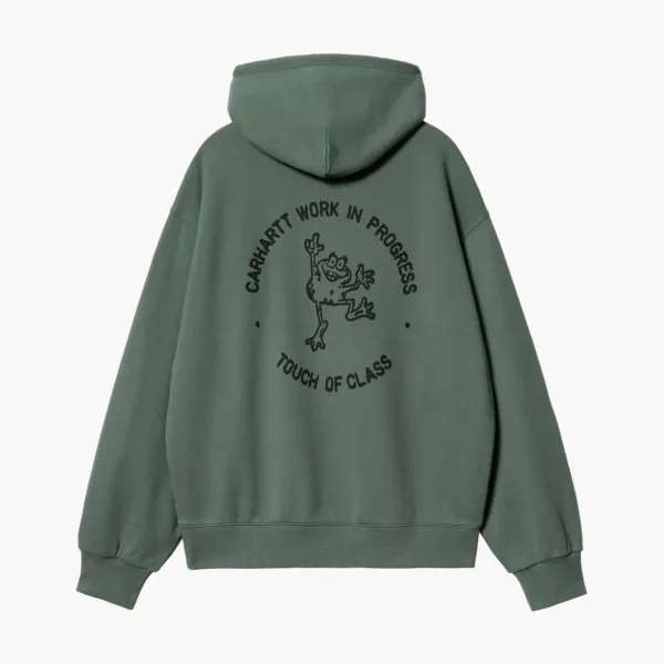 Carhartt WIP Hooded Stamp Sweatshirt Green