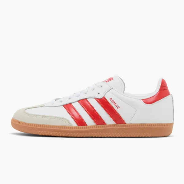 Adidas Samba OG WMNS White Solar Red Gum