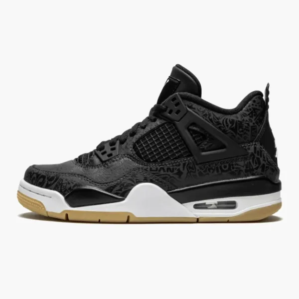 Air Jordan 4 Retro SE GS Laser Black / Gum