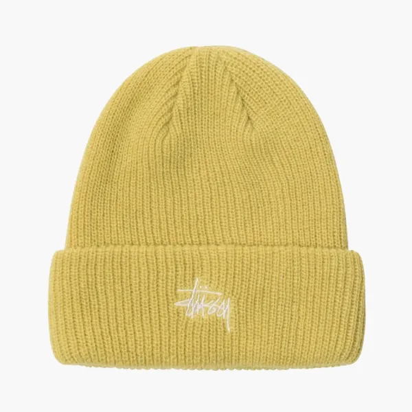 Stussy Basic Cuff Beanie Mustard