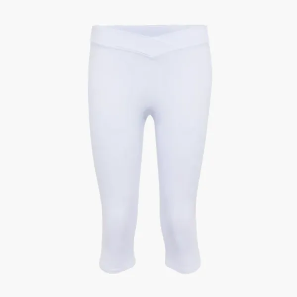 Alo Yoga Airbrush V-Cut Define Capri White