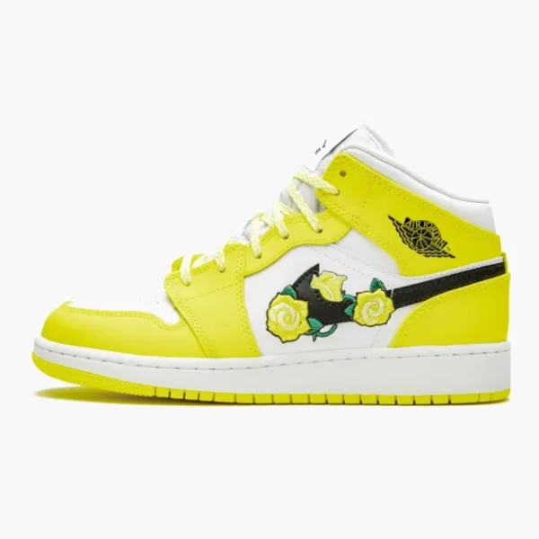 Air Jordan 1 Mid GS Dynamic Yellow