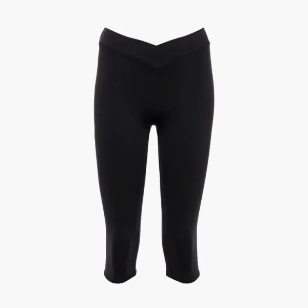 Alo Yoga Airbrush V-Cut Define Capri Black