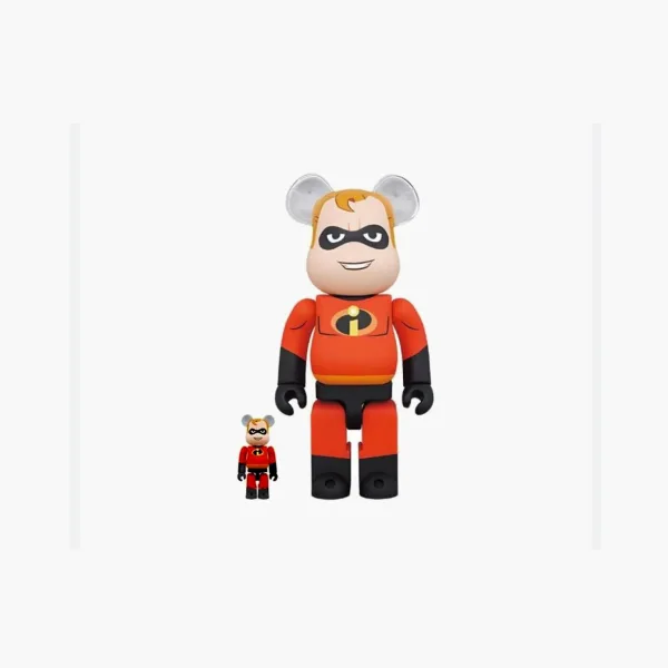 BE@RBRICK x Disney Pixar Mr. Incredible (100% & 400%)