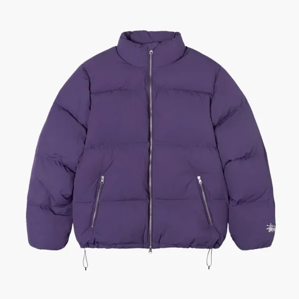 Stussy Down Puffer Nylon Purple