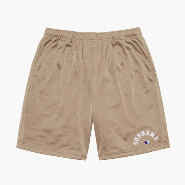 Supreme x Champion Mesh Short Tan