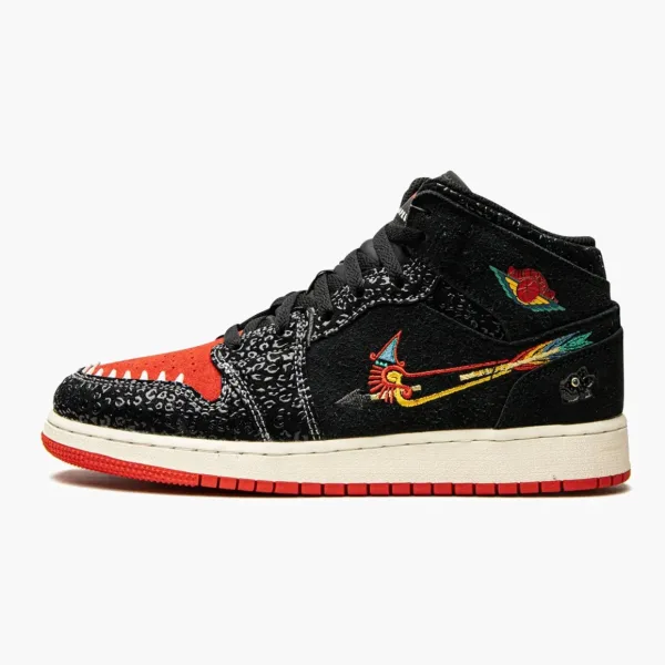 Air Jordan 1 Mid SE GS Siempre Familia