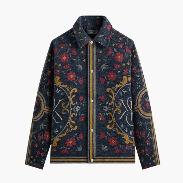 Kith Scarf Tapestry Coaches Jacket Nocturnal