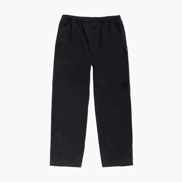Stussy Beach Cotton Twill Pants Black