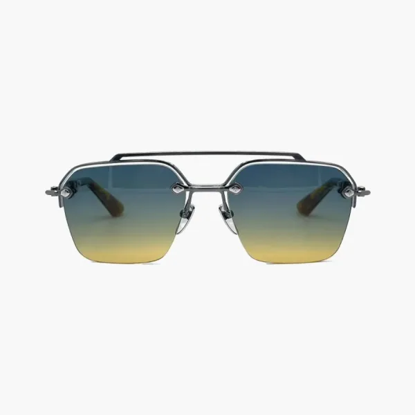 Chrome Hearts Bid Esem Pewter Malt Sunglasses Silver