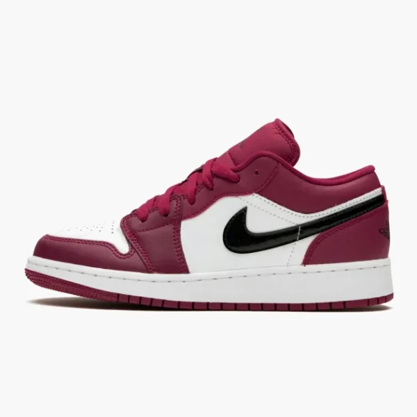 Air Jordan 1 Low GS Noble Red