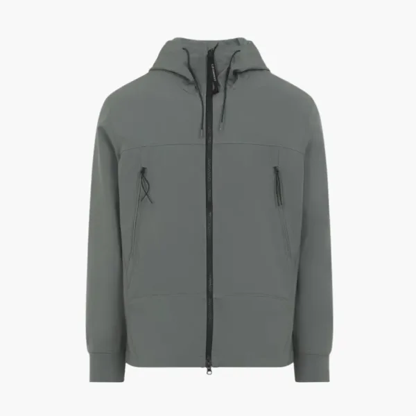 C.P.Company Drawstring Hooded Zipper Laurel Green