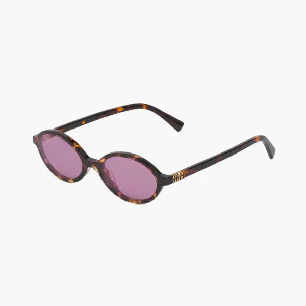 Miu Miu Glasses Leopard Pink