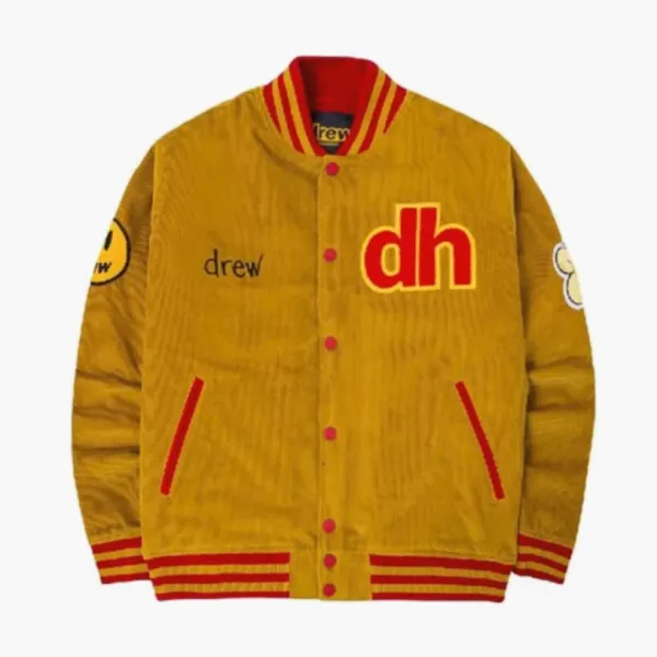 Drew House Corduroy Varsity Jacket Brown