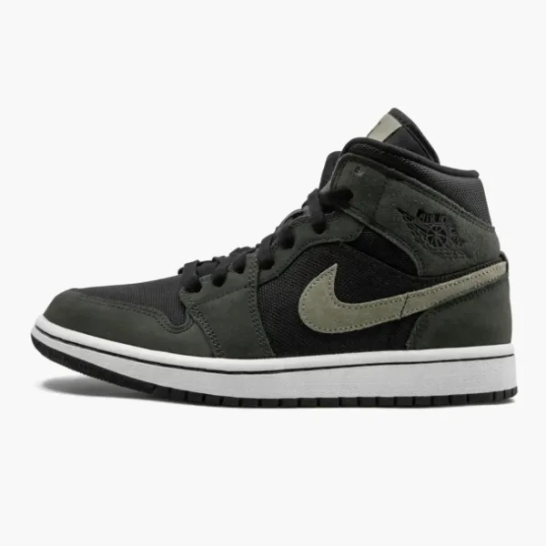 Air Jordan 1 Mid WMNS Military Olive