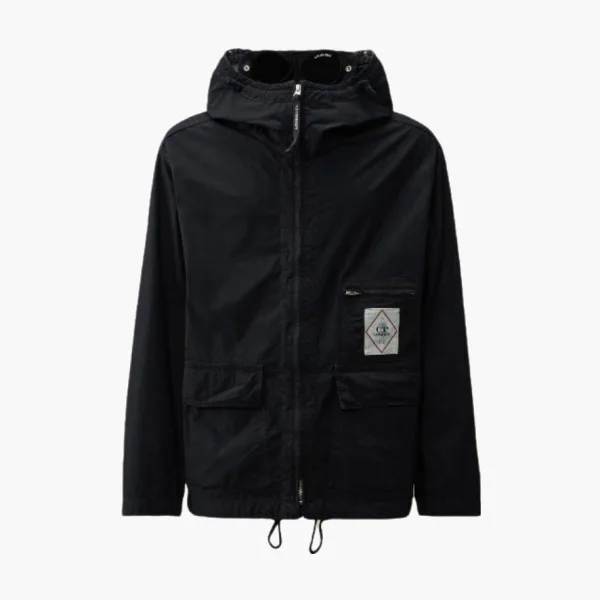 C.P. Company Goggle Hooded Jacket Black