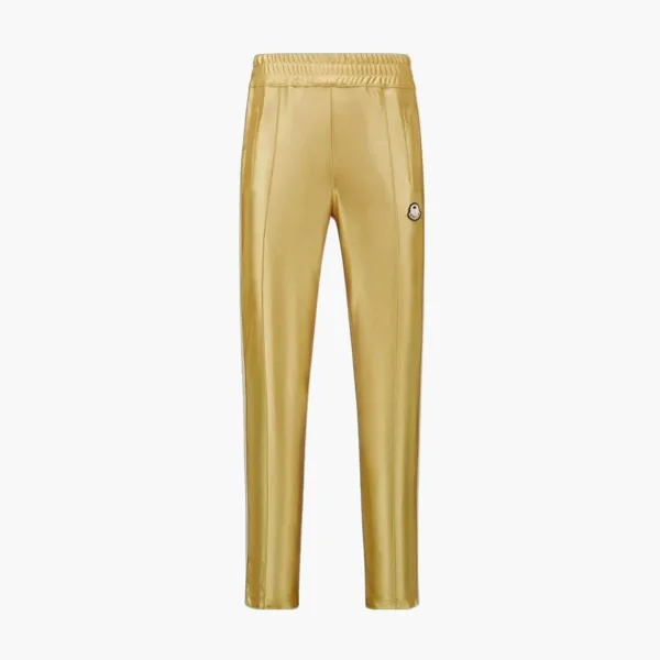 Moncler x Palm Angels Shiny Sweatpants Golden Yellow