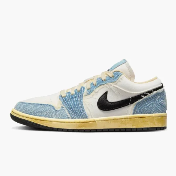 Air Jordan 1 Low SE Wrmk Sashiko Denim