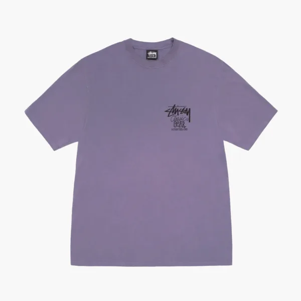 Stussy Classic Gear Pigment Dyed Tee Grape