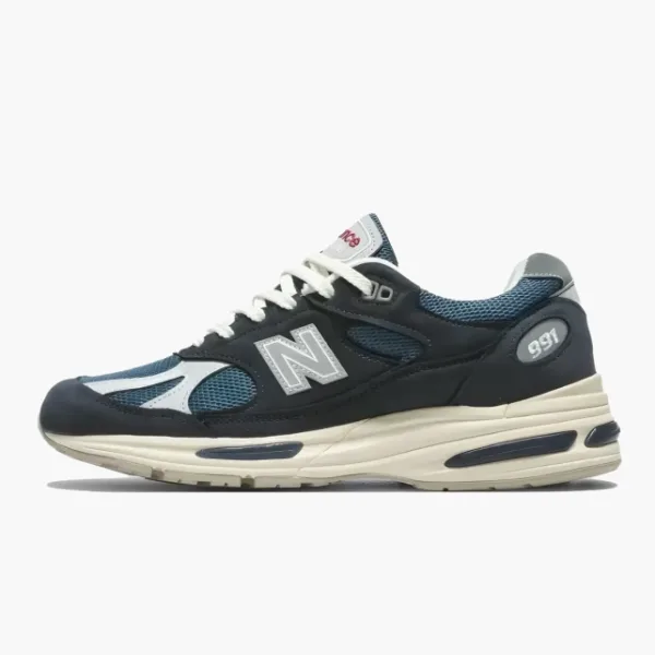 New Balance 991v2 Made in England Vintage Sport Pack - Navy