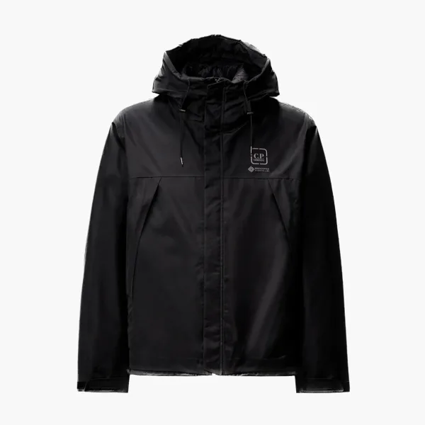 C.P. Company Logo Zip Jacket Black