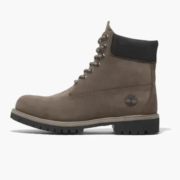 Timberland Premium 6-Inch Lace Up Waterproof Boot Medium Brown Nubuck