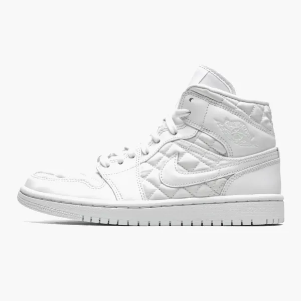 Air Jordan 1 Mid WMNS Quilted White