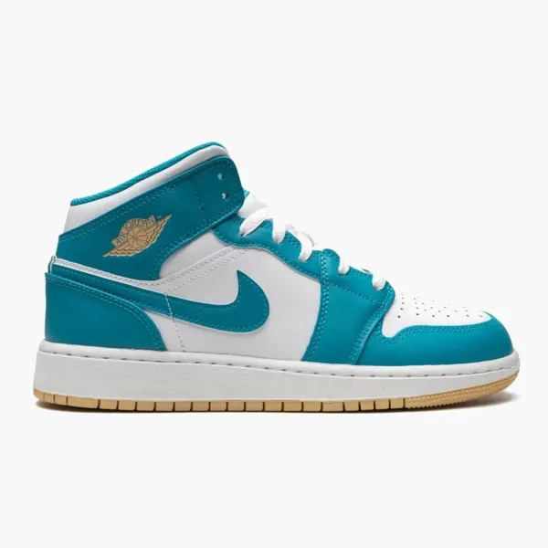Air Jordan 1 Mid GS Aquatone