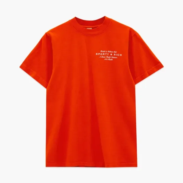 Sporty & Rich Health Initiative T-shirt Orange