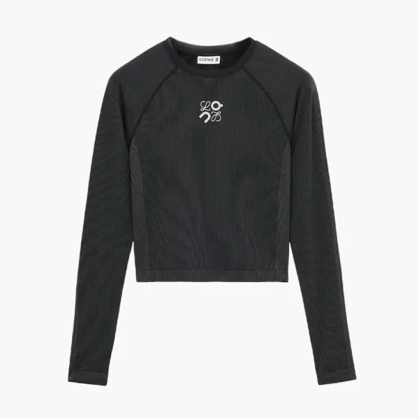 Loewe x On Long Sleeve Top Black