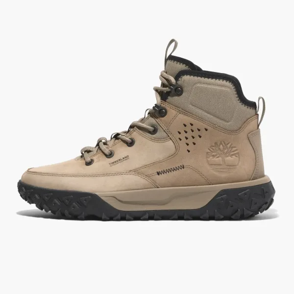 Timberland Greenstride Motion 6 Mid Hiking Boot Beige Nubuck