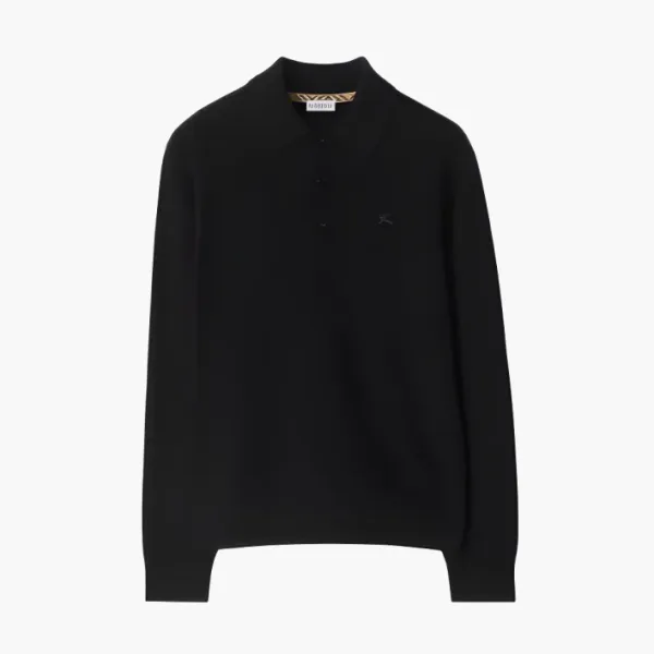 Burberry Polo Shirts for Men Black