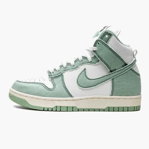 Nike Dunk High 1985 WMNS Green Denim