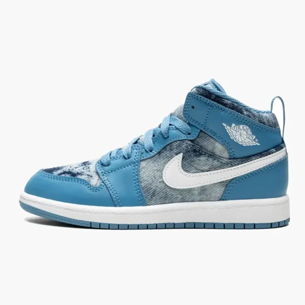 Air Jordan 1 Mid Washed Denim