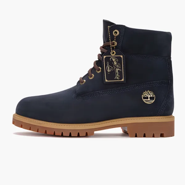 Timberland C.F. Stead Indigo Suede Heritage 6 Inch Boot Dark Blue