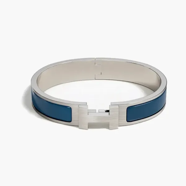 Hermès Bracelets and Cufflinks for Men Silver/Blue