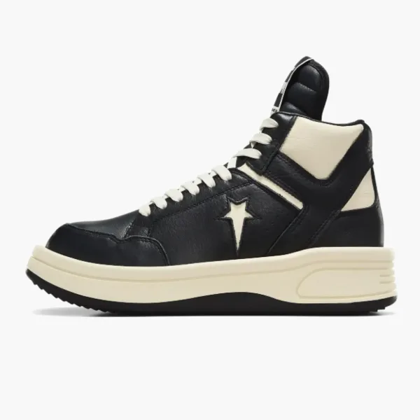 Rick Owens X Converse Turbowpn Mid Black Cloud Cream