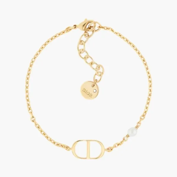 Dior Petit CD Bracelet Metal Gold-Finish